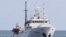 A South Korea's government ship for a fishery guidance, is seen near Yeonpyeong island, South Korea, Thursday, Sept. 24, 2020. According to Seoul, a man disappeared from the government ship that was checking on potential unauthorized fishing in an…