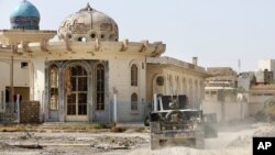 Pasukan Irak terus memperkuat posisi di kota Fallujah yang semula dikuasai militan ISIS (22/6).