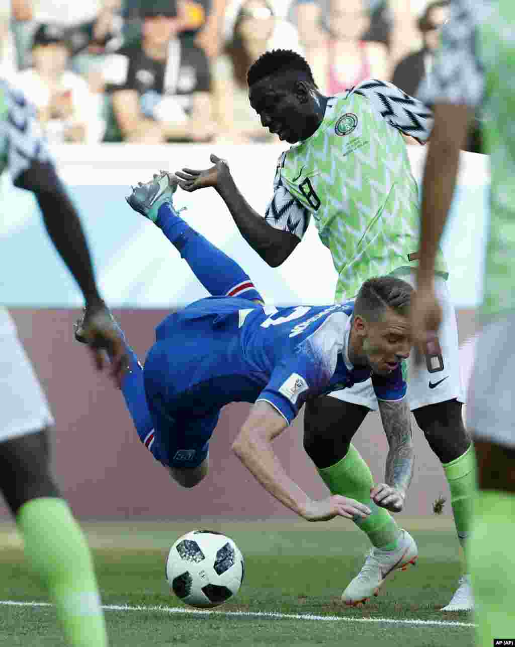 APTOPIX Russia Soccer WCup Nigeria Iceland
