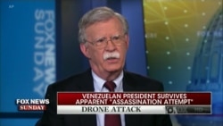 Bolton Denies Any US Involvement in Drone Attacks in Venezuela