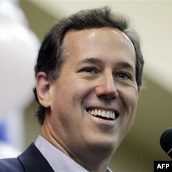 Rik Santorum so'nggi yig'inlarda kutilmaganda g'alaba qozondi