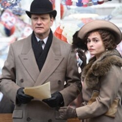 Colin Firth and Helena Bonham Carter in "The King's Speech"