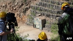 지난 2018년 5월 북한의 풍계리 핵실험장 갱도 폭파를 앞두고 촬영한 사진.