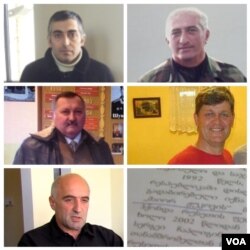 2011 წლის "ჯაშუშების საქმის" ფიგურანტები: დავით ლონდარიძე, სერგო თეთრაძე (დაიღუპა), სერგო ჩაპლიგინი, ედუარდ ტომაშუკი და გიორგი გორელაშვილი