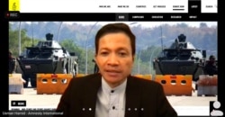 Direktur Amnesty International Indonesia, Usman Hamid dalam tangkapan layar. (Foto: VOA/Petrus Riski)