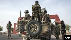 Wasu sojojin Najeriya a bakin aiki