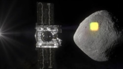 FILE - This artist's rendering made available by NASA in July 2016 shows the mapping of the near-Earth asteroid Bennu by the OSIRIS-REx spacecraft. (AP)