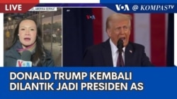 Laporan VOA untuk Kompas TV: Donald Trump Kembali Dilantik Jadi Presiden Amerika
