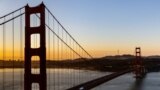 The Golden Gate Bridge during sunrise seen from Marin Headlands viewpoint in Marin County, California, U.S. October 5, 2024. REUTERS/Manuel Orbegozo
