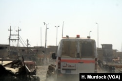 Iraqi health services are already pushed to the brink with hundreds of thousands of displaced people living in harsh conditions and more families fleeing daily, sometimes arriving with gunshot wounds in Mosul, Iraq.