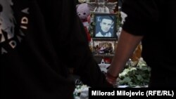 Bosnia and Herzegovina -- Citizens protest and seek the justice for murdered 21-year-old David Dragicevic, in Banja Luka (Banjaluka), October 5, 2018.