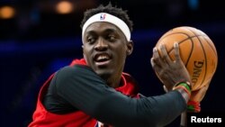 Pascal Siakam, Philadelphie, le 8 décembre 2019. (Bill Streicher-USA TODAY Sports)