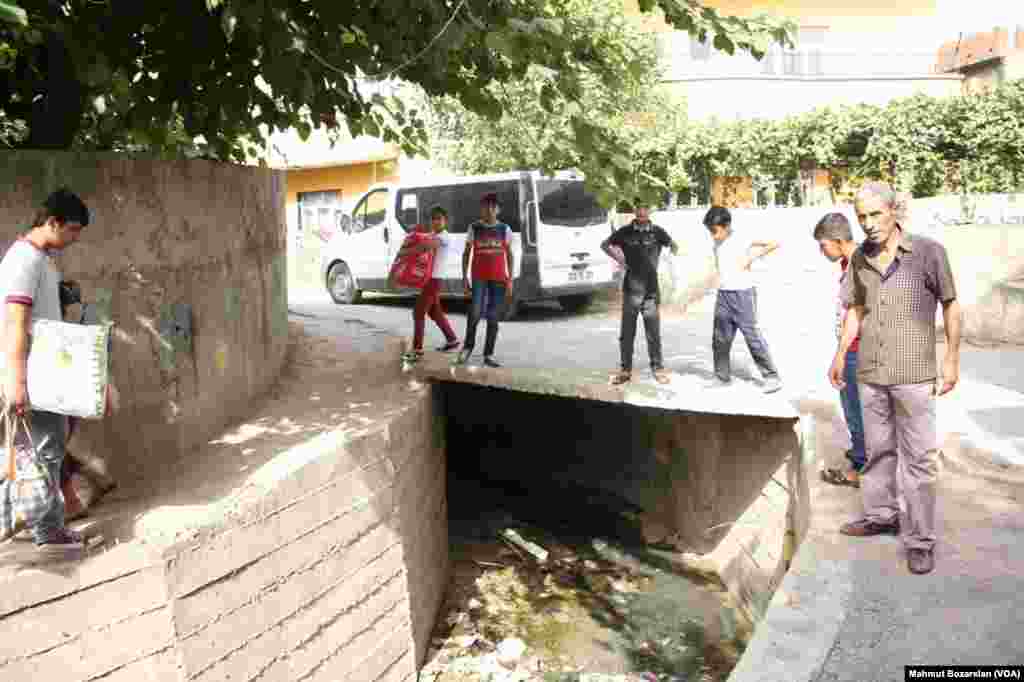 The town of Cizre in southteastern Turkey after weeklong curfew lifted