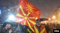 Protest u Makedoniji zbog pregovora sa Grčkom.