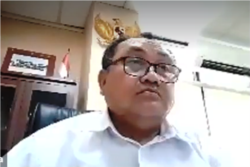 Pembicara dari Kemendes PDTT, Bito Wikantosa, dalam tangkapan layar. (Foto: VOA/Nurhadi Sucahyo)