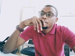 Ugandan author Kakwenza Rukirabashaija is seen in an undated photo posted to his Twitter Dec. 25, 2021. (Twitter/@KakwenzaRukira)