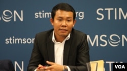 Mory Sar is a co-founder and vice-president of the Cambodian Youth Network. (Hong Chenda/VOA Khmer)