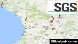 SGS-ის მონიტორების განთავსების ადგილები