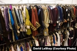 Costumes are organized by type of item or by time period.