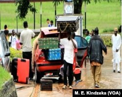 Parents removing their students from Saint Bedes.