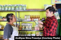Andityas Bima Prasatya aktif dalam pembinaan UKM untuk merintis karier politiknya.(Foto: Dokumen pribadi)
