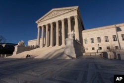 FILE - The Supreme Court Building is seen in Washington, April 4, 2017.