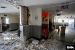 بیمارستان اسلام آباد غرب پس از زلزله کرمانشاه