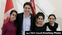 شکیلا با صدراعظم کانادا