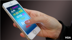 Attackers using 'ransomware' encrypt files on mobile devices or PCs and lock out their users until they comply with a demand to pay ransom. (T. Benson / VOA)