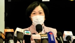 建制派的新民党主席兼立法会议员叶刘淑仪，建议北京应该取消BNO护照移民的香港人中国籍以及香港居留权。 (美国之音/汤惠芸）