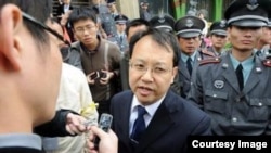 北京律师刘晓原。 (微博图片)