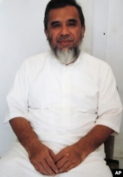Encep Nurjamen, juga dikenal sebagai Hambali, dalam foto tak bertanggal, di Teluk Guantanamo. (Foto: via AP)