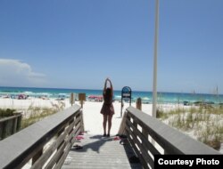 The beach in Destin, Florida. Photo courtesy of Anzhela Rudenko.