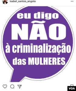 Post Instagram d'Isabel dos Santos