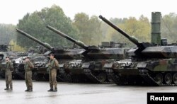 독일 육군의 레오파르트2 탱크