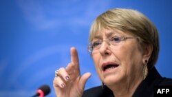 미첼 바첼레트 유엔 인권최고대표.