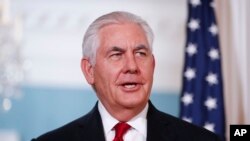 Sakataren harkokin wajen Amurka, Rex Tillerson