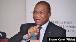 Bruno Koné, porte-parole du gouvernement ivoirien.