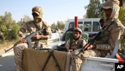 Pasukan pendukung pemerintah Yaman siaga di kota Marib (foto: ilustrasi). 