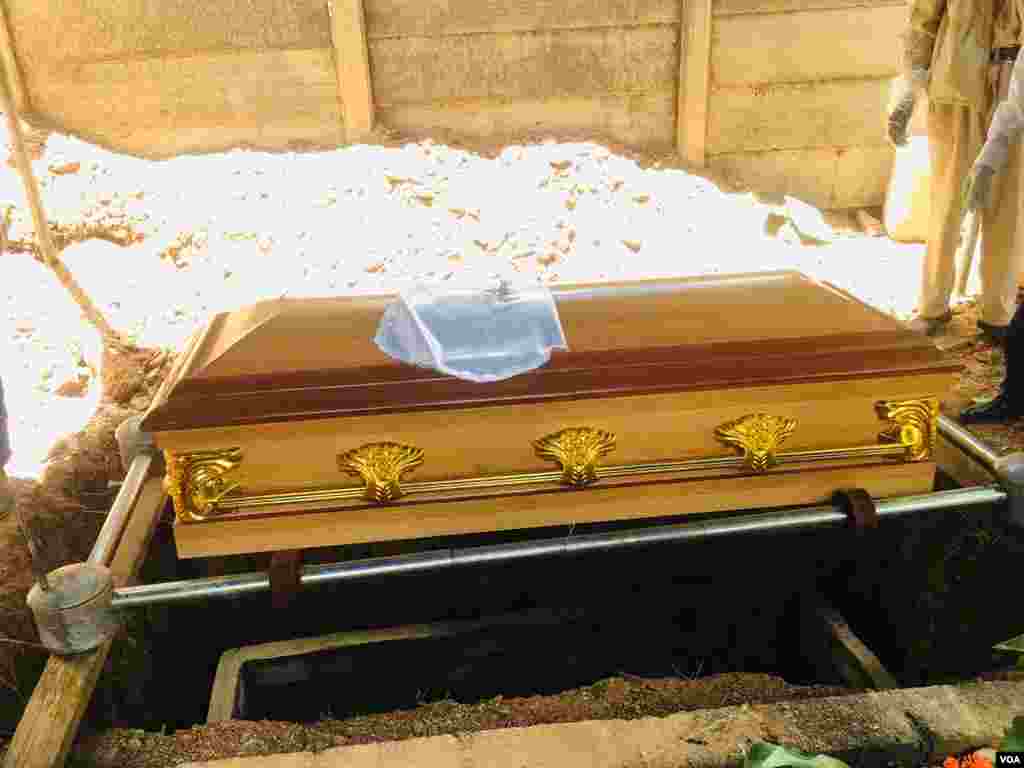 Burial site of the late Bekezela Maduma Fuzwayo. (Photo: Albert Ncube)