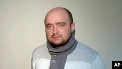 Andrei Lipatov is seen in Moscow in this frame grab taken from video on Moscow Interior Ministry branch website on Wednesday, March 6, 2013.