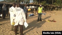 Heavily armed gunmen opened fire Sunday at a popular Ivory Coast beach resort in Grand-Bassam, March 13, 2016. There was no official report on casualties, but witnesses told VOA they saw between five and 10 shooting victims.