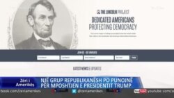 Një grup republikanësh po punojnë për largimin e Presidentit Trump