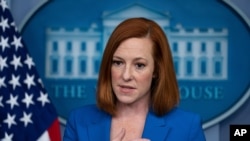 젠 사키 미국 백악관 대변인.