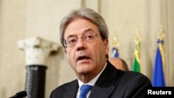 Perdana Menteri Italia Paolo Gentiloni
