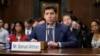 CEO OpenAI Sam Altman menghadiri Subkomite Kehakiman Senat tentang Privasi, Teknologi, dan sidang Hukum tentang kecerdasan buatan, Selasa, 16 Mei 2023, di Capitol Hill di Washington. (AP/Patrick Semansky)