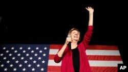 Massachusets shtatidan AQSh senatori Elizabet Uorren - da'vogarlardan biri