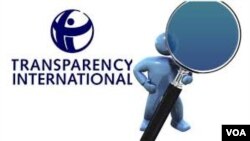 Logo Transparency International.