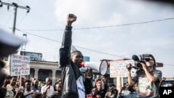 Une manifestation contre la mission des Nations Unies en RDC à Goma, le 1er décembre 2022.