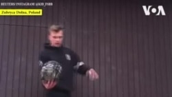 Un freestyler polonais de basket talentueux